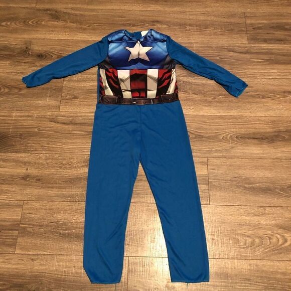 Captain America Costume Child’s Size Medium - Picture 1 of 5